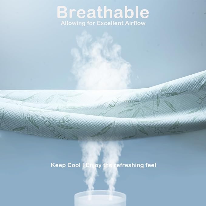 Twin XL Mattress Protector Waterproof Mattress Pad Washable Bamboo Rayon - Image 4