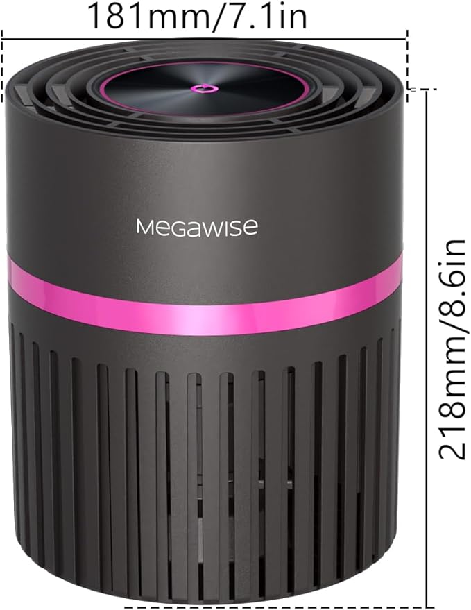 MEGAWISE H13 HEPA Air Purifier for Home, Desktop Air Cleaner - Image 2