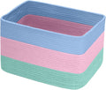 Hopegiver Woven Storage Baskets 15x11x10 Inch, 1 Pack Collapsible Cube Storage by HOPEGIVER