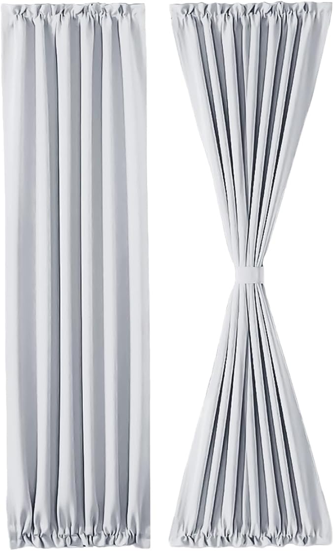 DWCN French Door Curtains – Rod Pocket Thermal Curtain - Image 7
