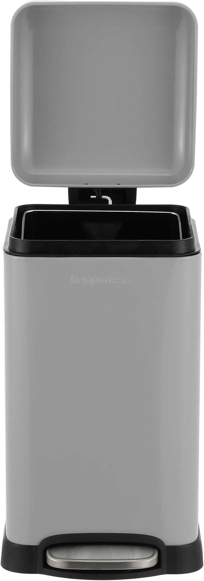 happimess HPM1012E Betty Retro Mini 3.2-Gallon Step-Open Trash Can, Fingerprint - Image 7