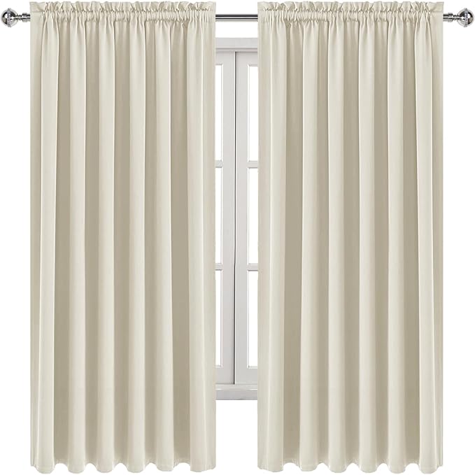 DWCN Blackout Curtains for Living Room Thermal Insulated, Energy Saving & Noise - Image 9