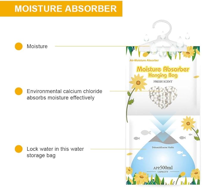 CANAGER Hanging Moisture Absorber, Fresh Scent and Lavender Vanilla - Image 4