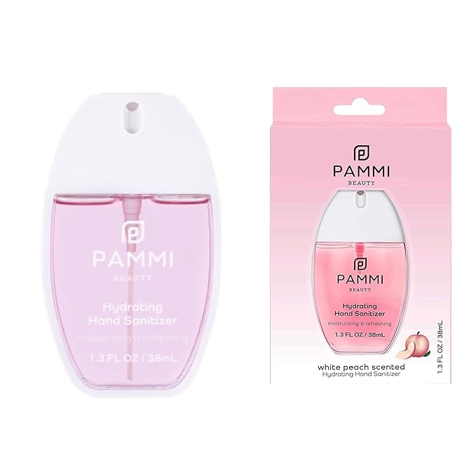 PAMMI Power Mist Hydrating Hand Sanitizer Spray, Portable Travel Size Pocket by PAMMI