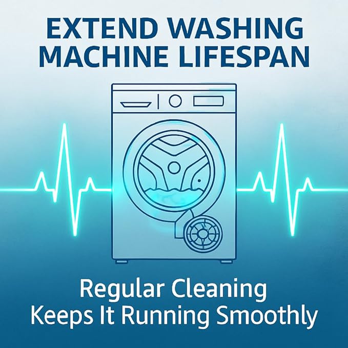 Washing Machine Cleaner Tablets, Septic Safe Descaler - Image 5