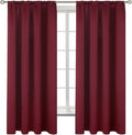 BGment Burgundy Blackout Curtains 63Inches Long by BGment