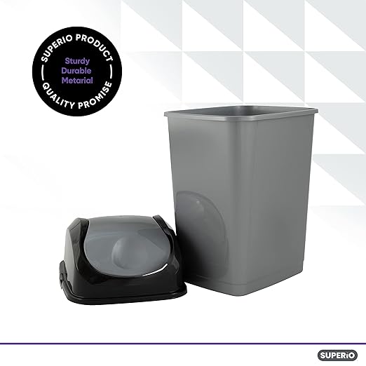 Superio Small 2.5 Gallon Plastic Trash Can - Image 3