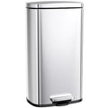 Arlopu 8 Gallon Step Trash Can, Stainless Steel Garbage Bin, Soft-Close Rubbish by Arlopu