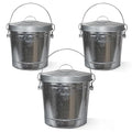 Plexon 6 Gallon Small Metal Trash Can by Plexon