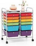 GOFLAME 12-Drawer Rolling Storage Cart, Mobile Utility Cart by GOFLAME