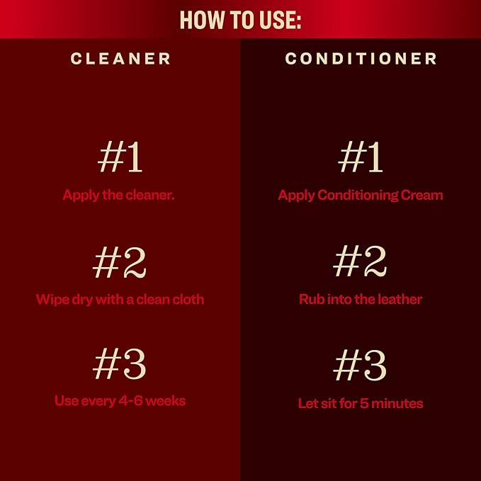 Tanner's Preserve Leather Cleaner & Conditioner Duo Pack, Rejuvinates & - Image 3