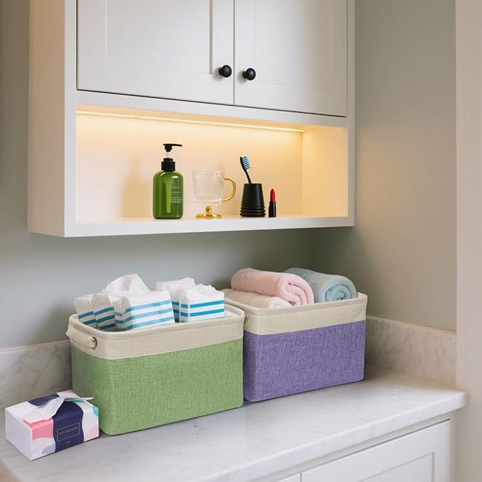 BALEINE 4 Pack Fabric Storage Bins - Image 5