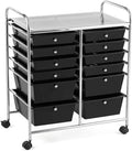 GOFLAME 12-Drawer Rolling Storage Cart, Mobile Utility Cart by GOFLAME