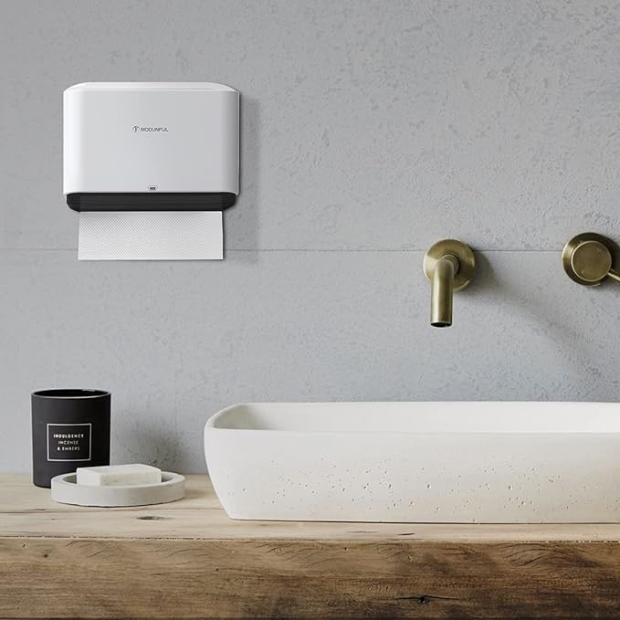 Paper Towel Dispenser, Paper Towel Holder Wall Mount, Bathroom Hand Paper - Image 7