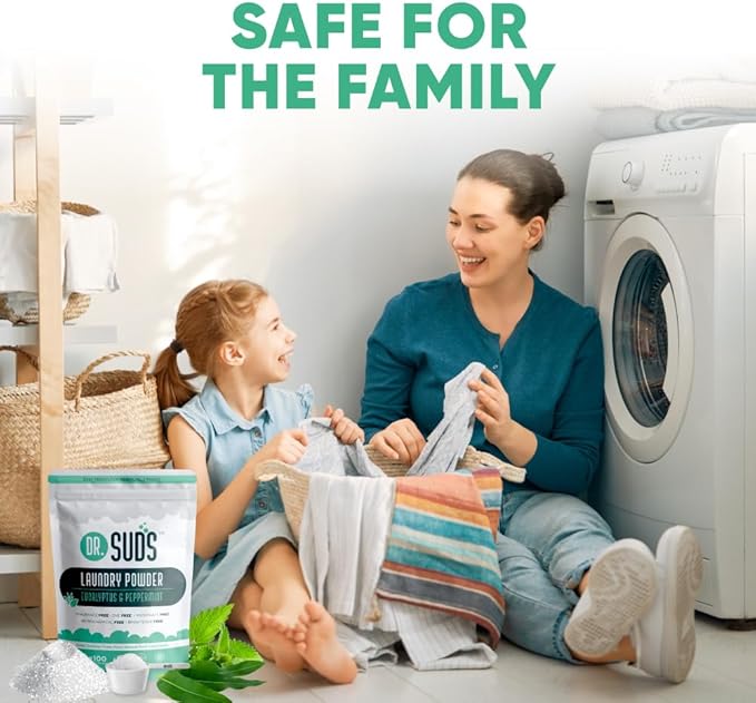 Dr Suds Natural Laundry Detergent Powder 4 Lbs 100+ Loads Scented - Image 4
