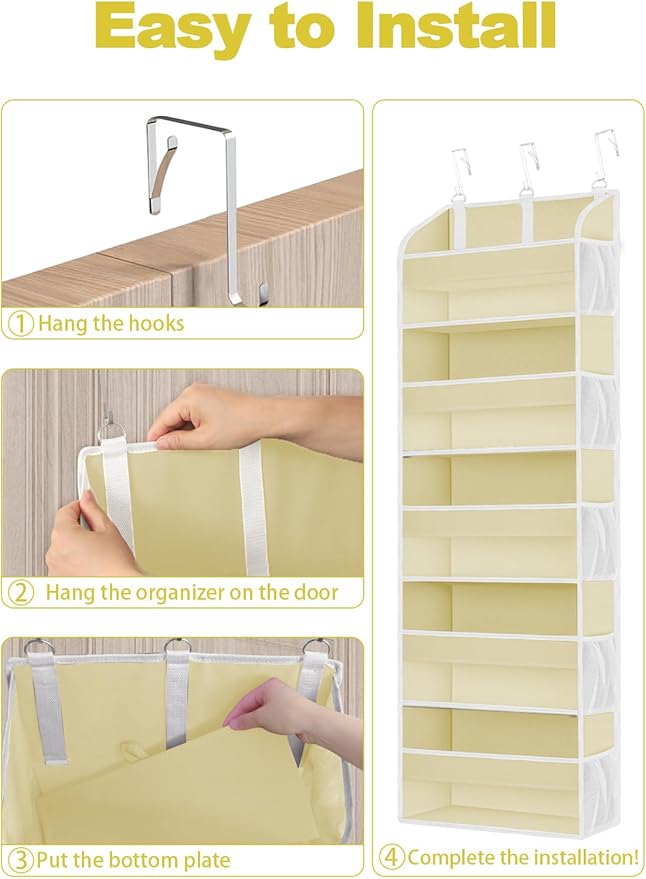 1 Pack Over The Door Storage Organizer - Image 8