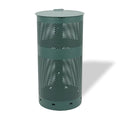 ZERO WASTE USA - Round Outdoor 10 Gallon Dog Waste Station Waste Can by ZEROWASTEUSA