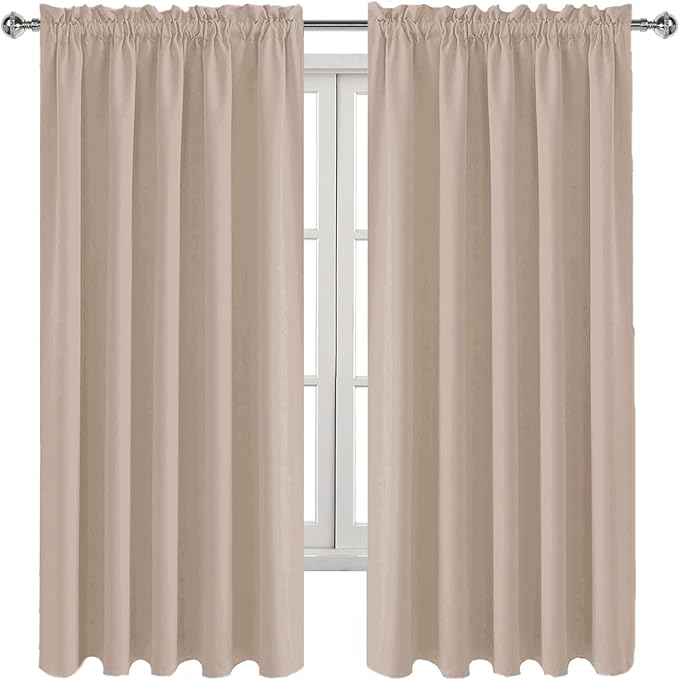 DWCN Blackout Curtains for Living Room Thermal Insulated, Energy Saving & Noise - Image 9