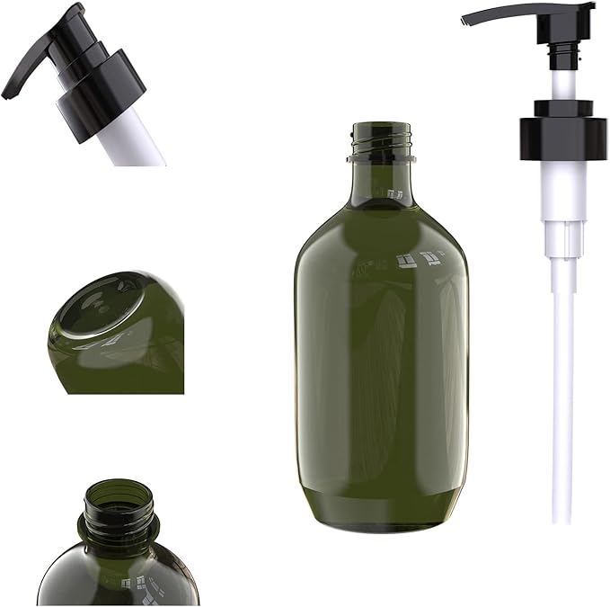 2 PCS 16 OZ Pump Bottle Plastic Pump Lotion Dispenser Empty Bottles Refillable - Image 3