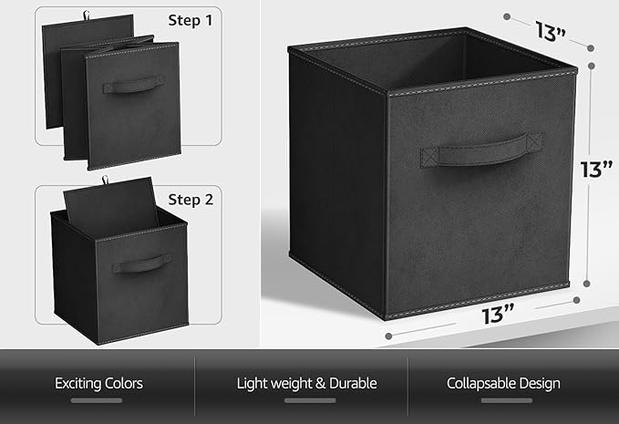 Sorbus Fabric Storage Cubes - Image 2