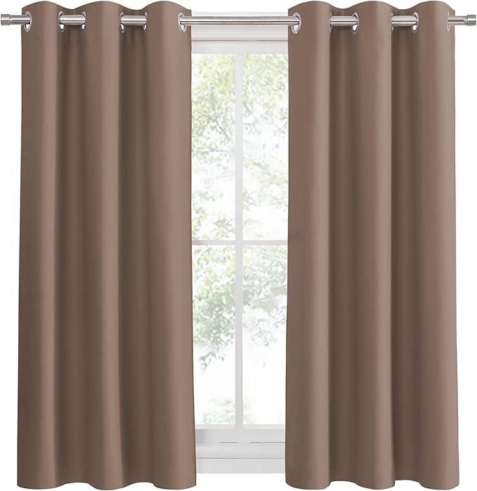 PONY DANCE Blackout Curtains Mocha - Image 2