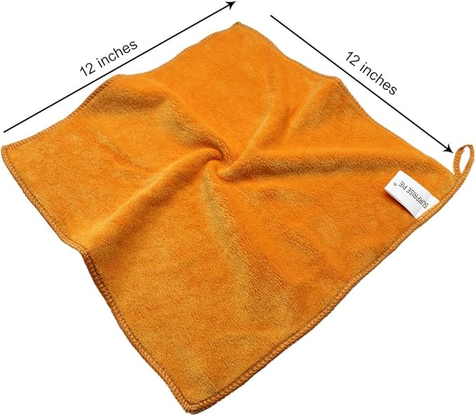Microfiber Cloth 6Pack Cleaning Rags Absorbant Lint Free Cloth - Image 2