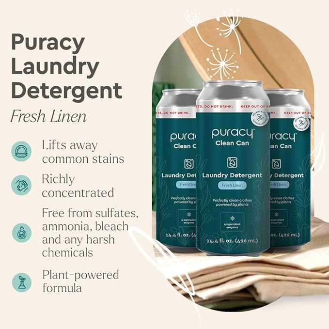 Puracy Liquid Laundry Detergent Clean Can Refill - Image 6