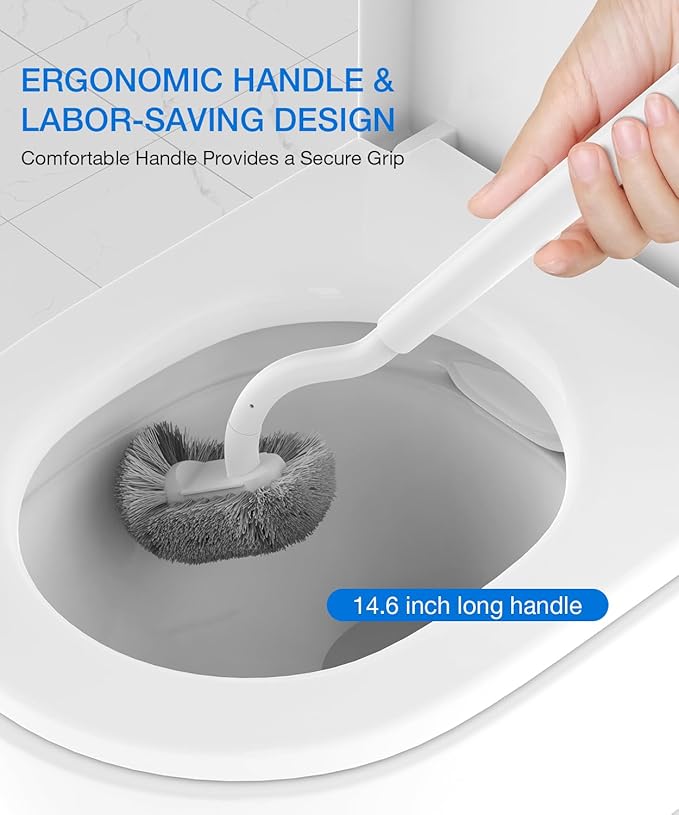 Bathroom Toilet Brush, OSCIOSS Toilet Cleaner Brush - Image 5