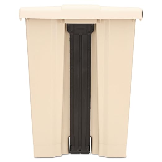 Rubbermaid Commercial Products Step-On Lid Trash Can, Hands-Free Sanitary Use - Image 3