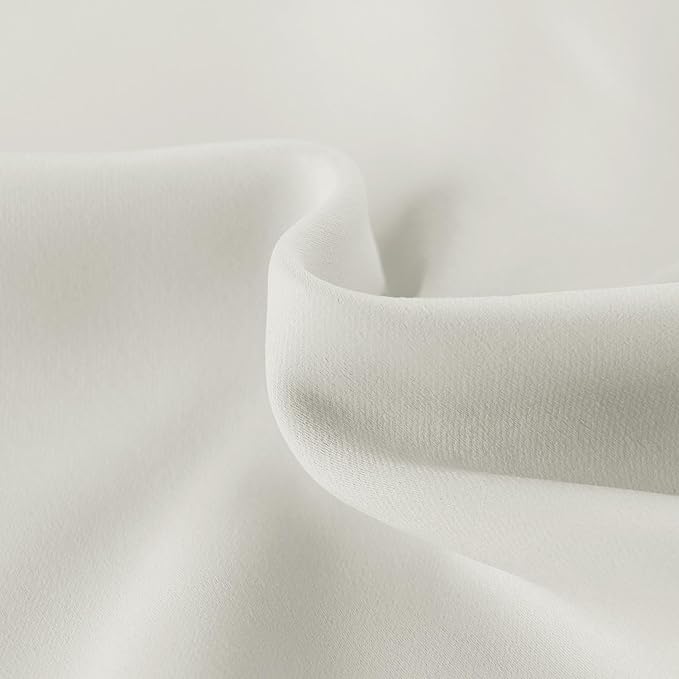 DWCN French Door Curtains – Rod Pocket Thermal Blackout Curtain - Image 4