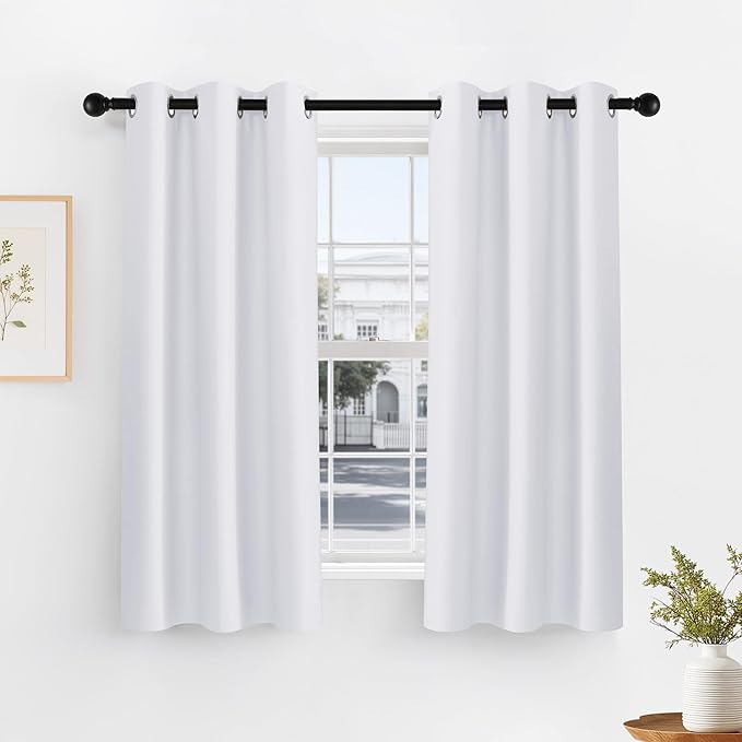 PONY DANCE Curtains White Short by PONYDANCE