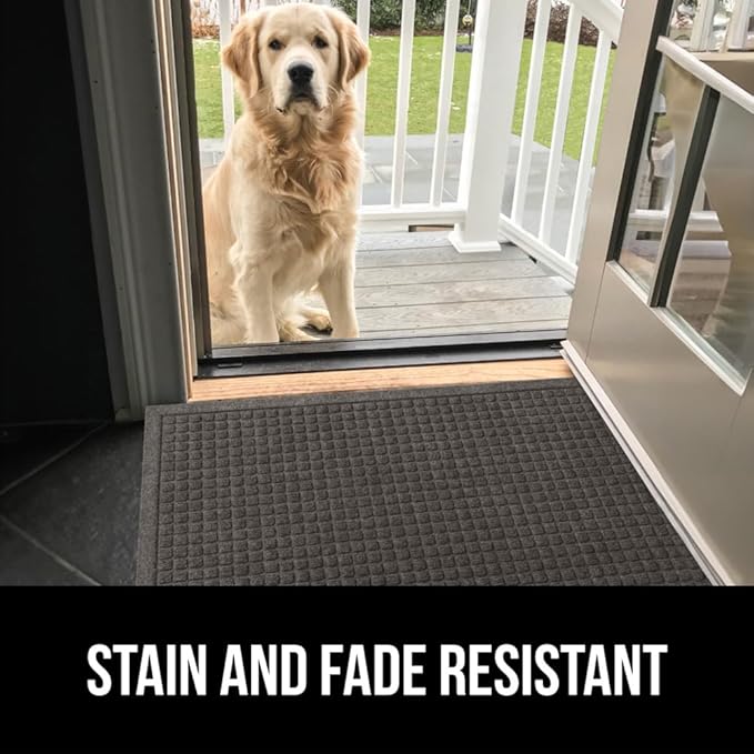 GORILLA GRIP Front Door Mat, Indoor Outdoor Ultra Absorbent HydroAbsorb Doormat - Image 10