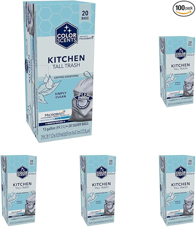 Color Scents Tall Kitchen Trash Bags by ColorScents