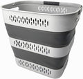 SAMMART 40L Collapsible Plastic Laundry Basket by SAMMART