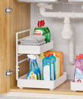 EVERIE Metal Pull Out Slide Shelf Organizer by EVERIE