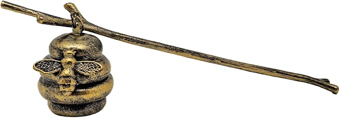 AIM & GGKK Vintage Bronze Beehive Candle Snuffer Extinguisher - Image 3