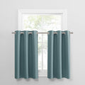 PONY DANCE Small Curtains Blackout, Privacy Energy Efficiency Mini Curtains by PONYDANCE