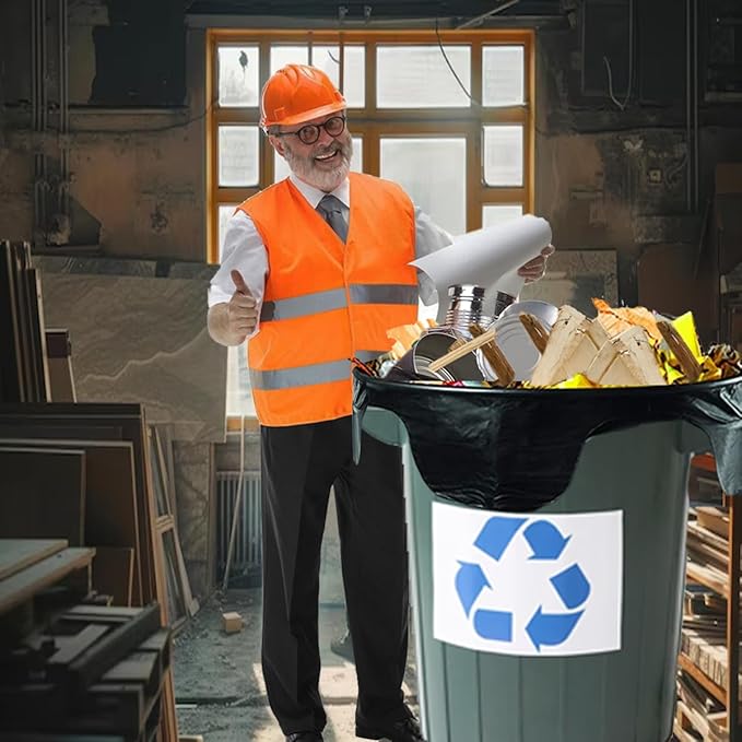 Contractor Heavy Duty Trash Bags 55 Gallon | 10 Count | 2 MIL | 36" X 56" | - Image 6