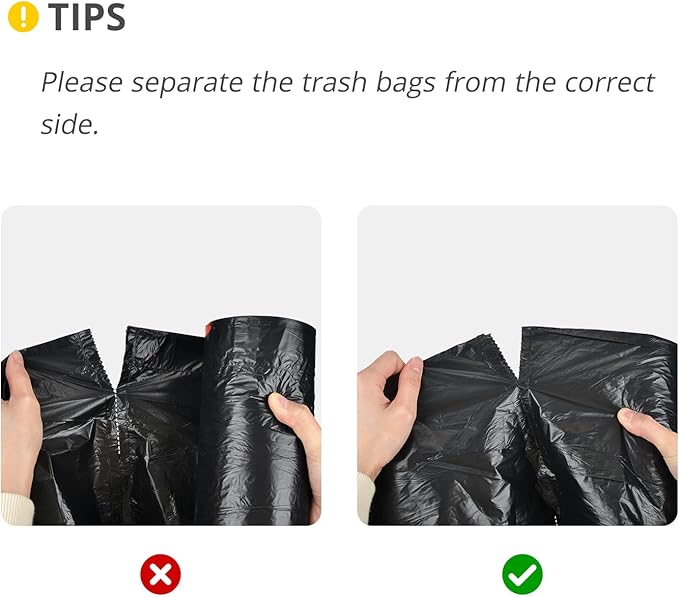 Ultra Strong 15 Gallon Drawstring Trash Bags Large Heavy Duty Thicken Plastic - Image 5