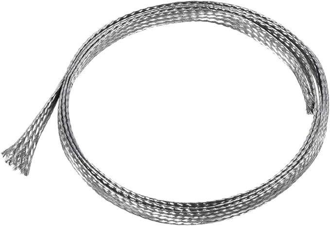 uxcell 3.3Ft - 15/64 Inch 304 Stainless Steel Sleeving Expandable Hose Cover - Image 4