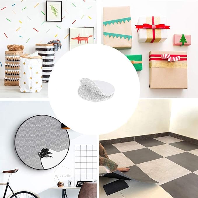 BRAVESHINE Adhesive Stickers- Removable Heavy-Weight Round Sticky Tapes Wall - Image 2