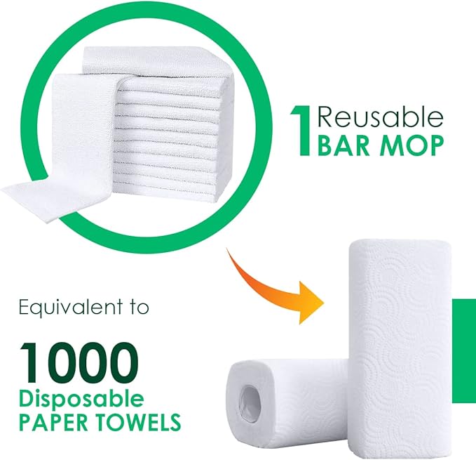 Avalon Towels Terry Bar Mop Towels Size 16"x19" – Absorbent and Durable - Image 2
