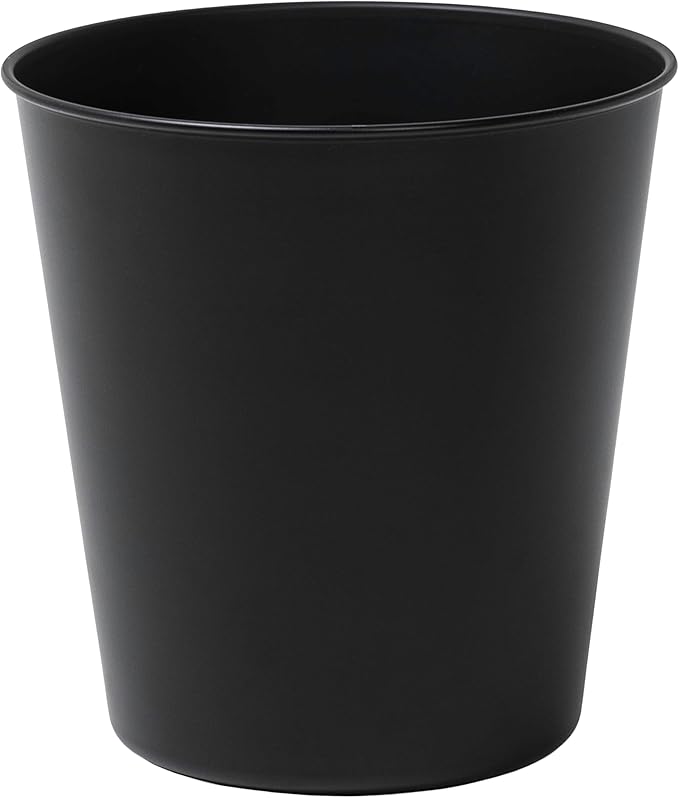 happimess HPM1113A Nolan Modern Classic Smooth Steel 2-Gallon Wastebasket by Happimess