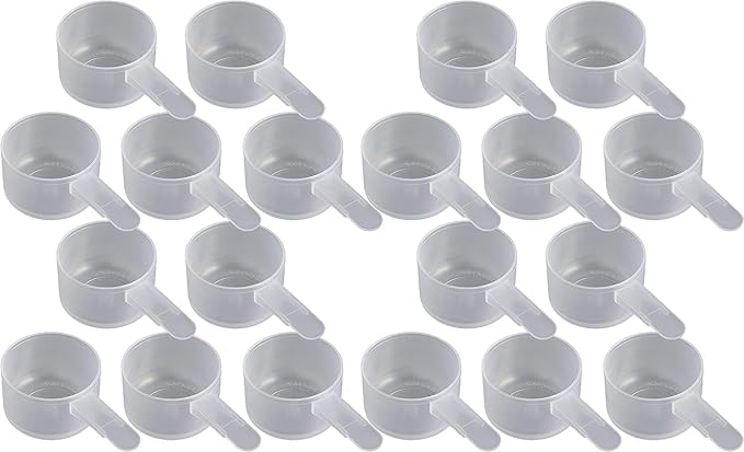 23 mL Plastic Measuring Packaging Scoop, Short Handle by Advanced+Girl