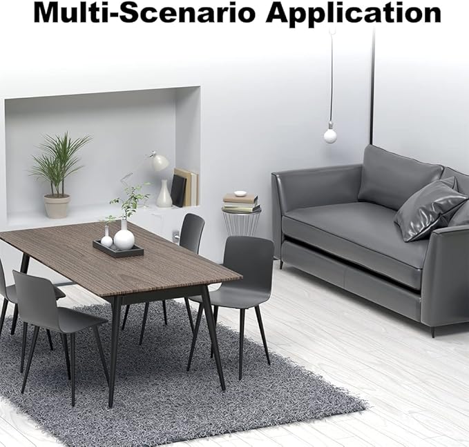 4PCS 6 Inch Matte Black Tapered Angled Legs - Image 6