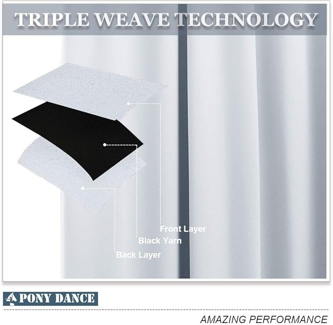 PONY DANCE Room Darkening Curtains - Image 3