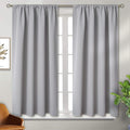 BGment Light Grey Blackout Curtains 54 Inches Long by BGment