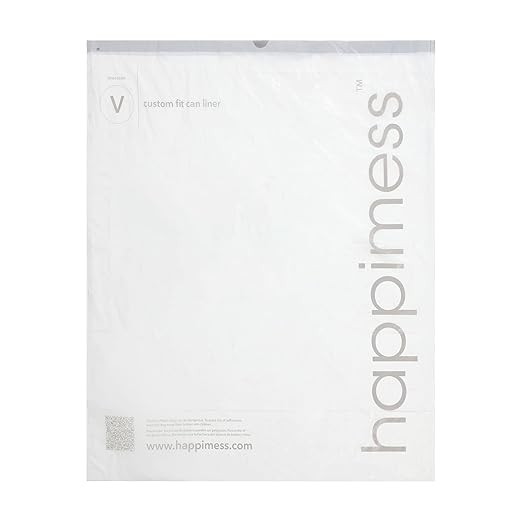 happimess HPM3000V-WHITE 30 Gallon Drawstring Unscented Trash Can Liner - Image 5