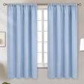 BGment Baby Blue Blackout Curtains 63 Inch Length by BGment