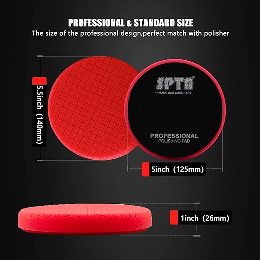 Red Finish Polish Pad, Polishing and Waxing - Image 2